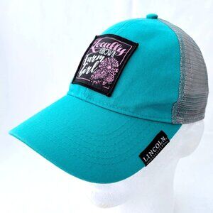Locally Grown Farm Girl Snapback Trucker Baseball Cap Hat‎ Lincoln Oufitters